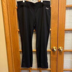 Fila Black Workout Pants